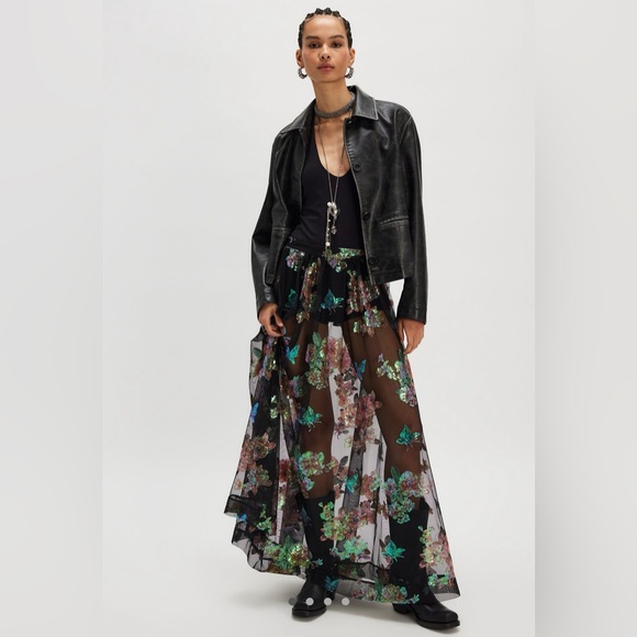 ☃️ Free People Fioritura Maxi Skirt NWT $298